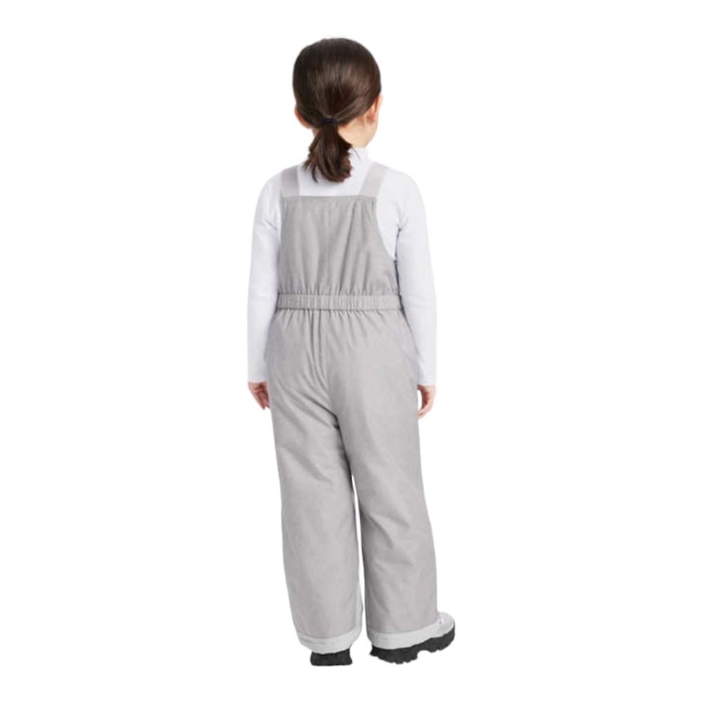 Gerry Kids performance snow bib with adjustable suspenders.  Grey 4T.